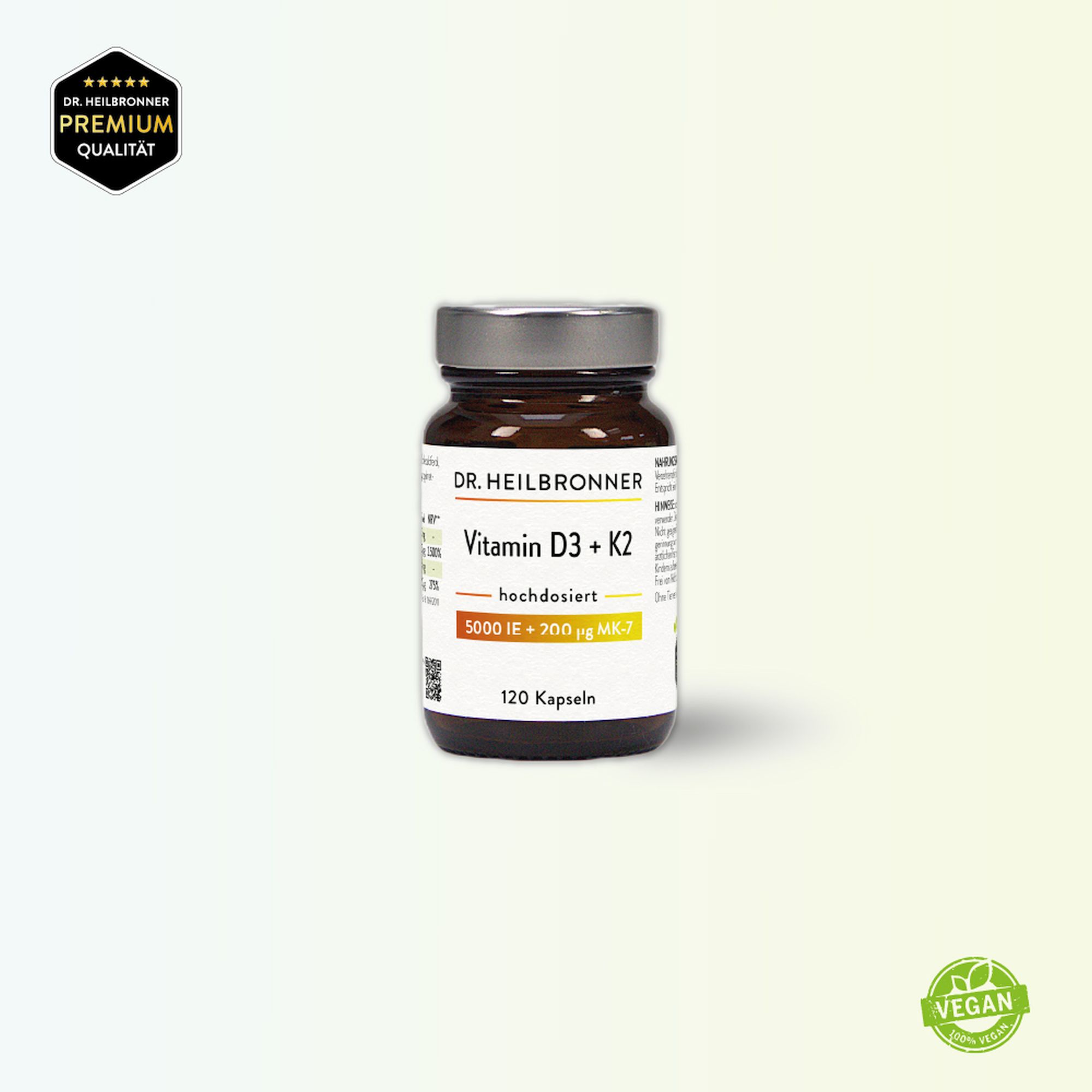 Vitamin D3 5000 + K2 Kapseln
