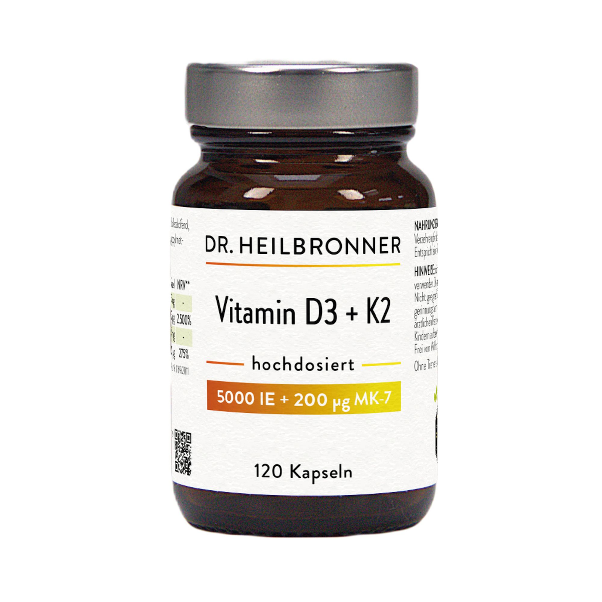 Vitamin D3 5000 + K2 Kapseln