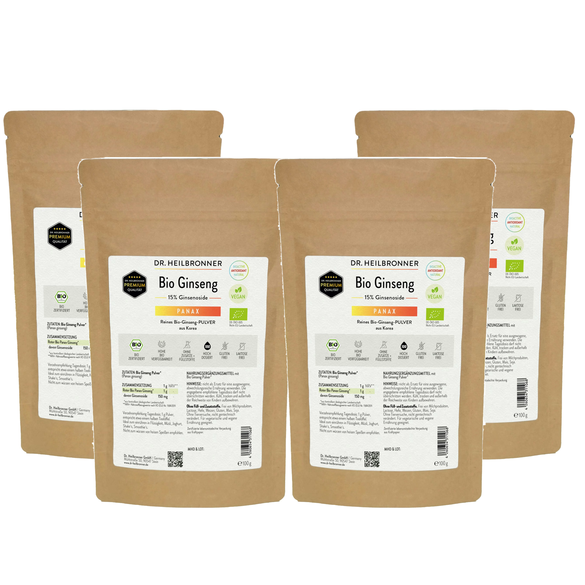 Bio Ginseng Pulver
