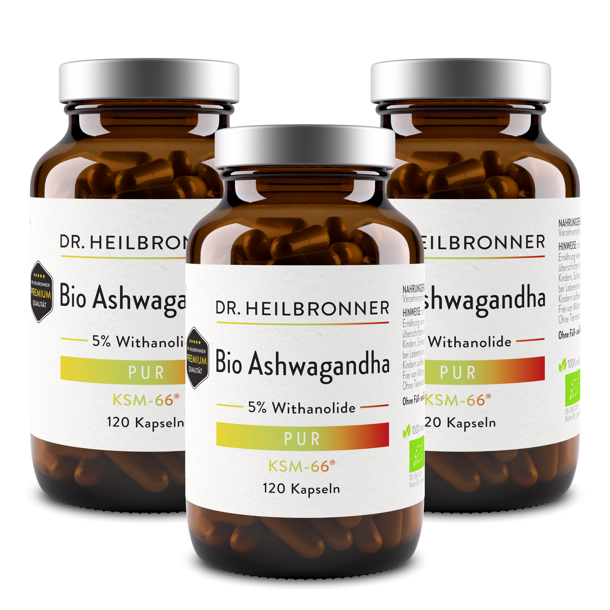 Saf organik ashwagandha – kapsüller