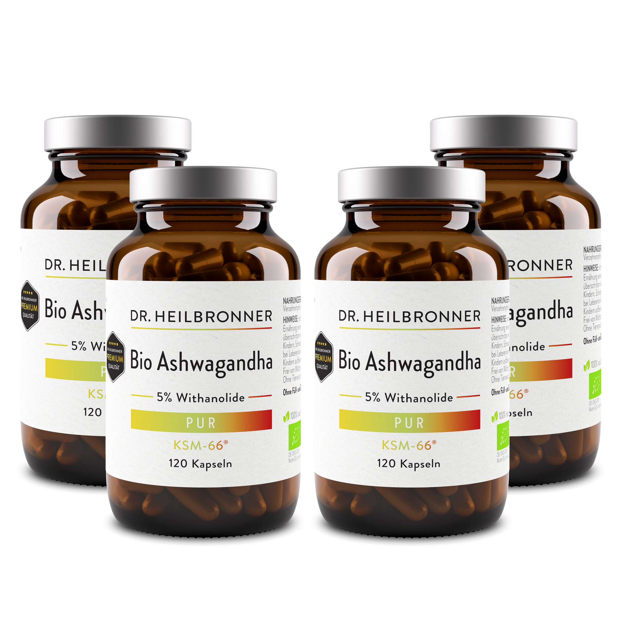 Saf organik ashwagandha – kapsüller