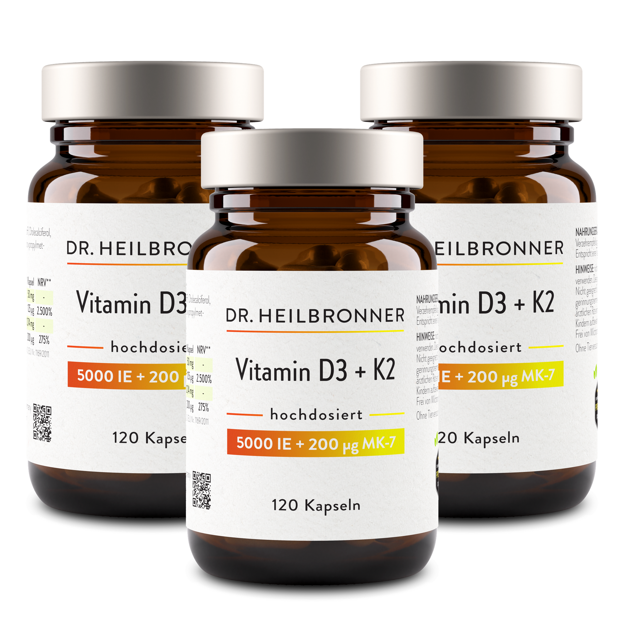 Vitamina D3 5000 + K2 Cápsulas