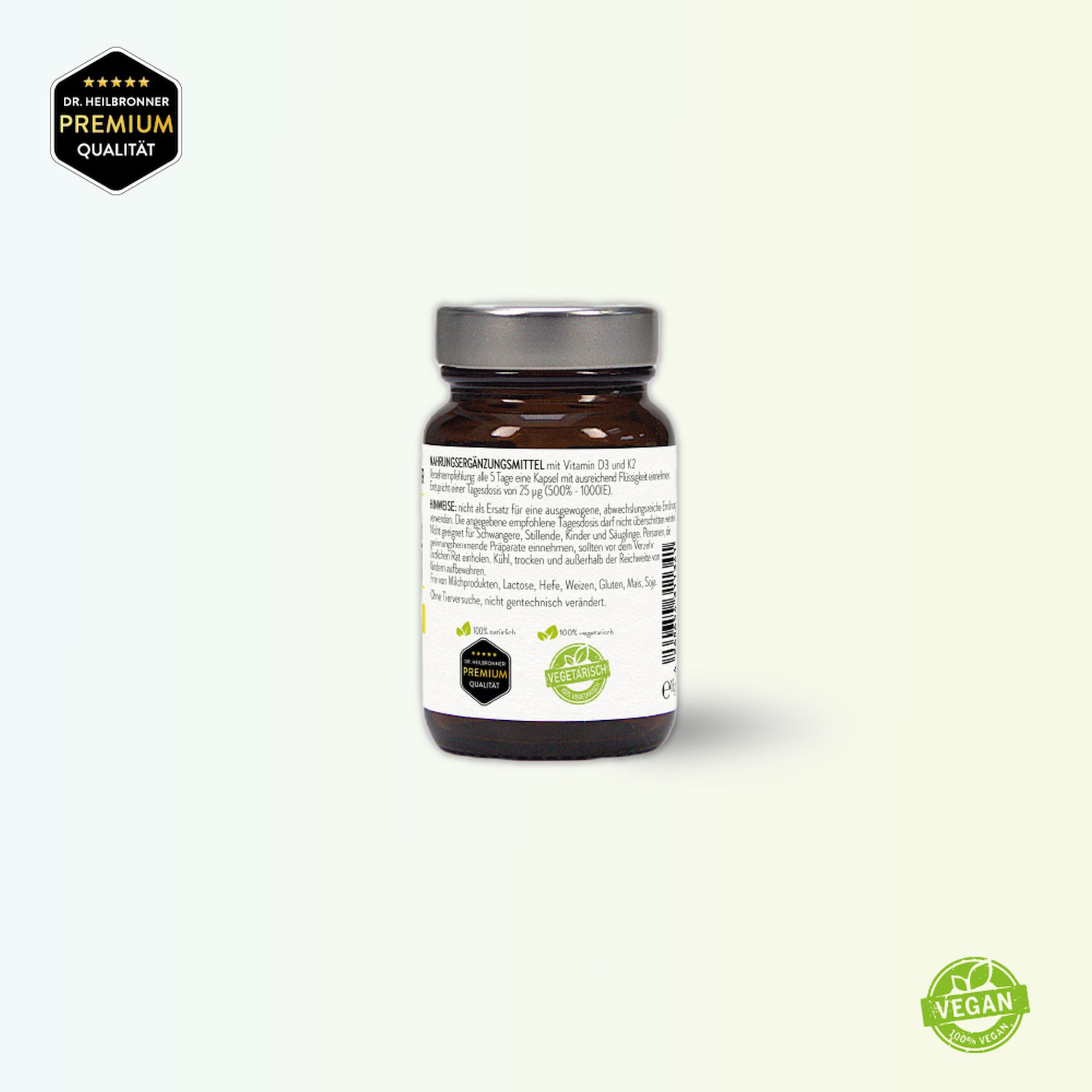 Vitamin D3 5000 + K2 Kapseln