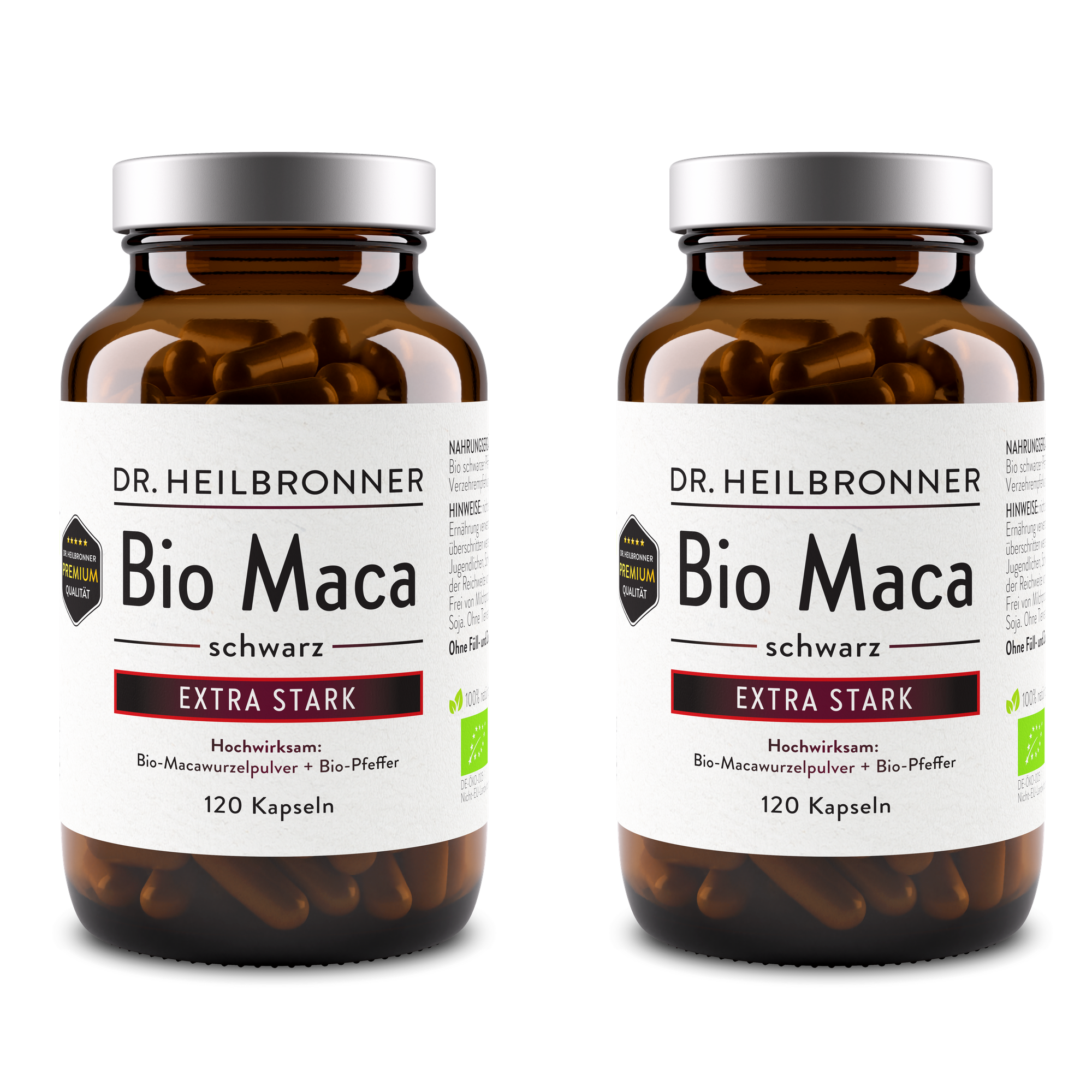 Organic Maca Black Capsules Extra Strong 120