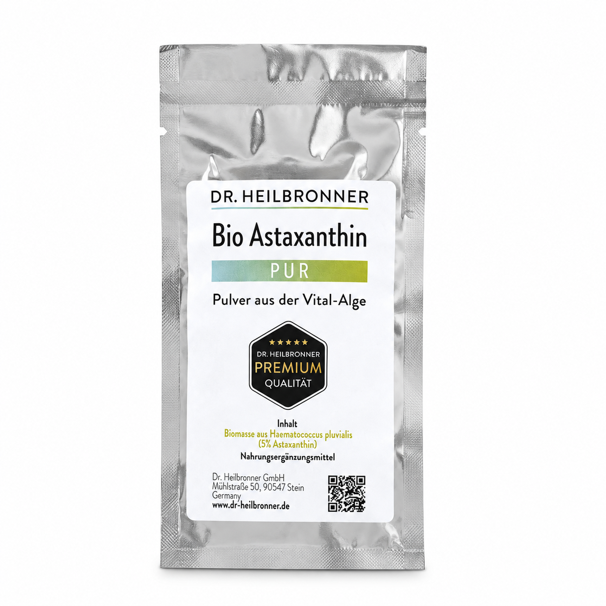 Astaxantina biológica PUR – pó 4 × 5 g
