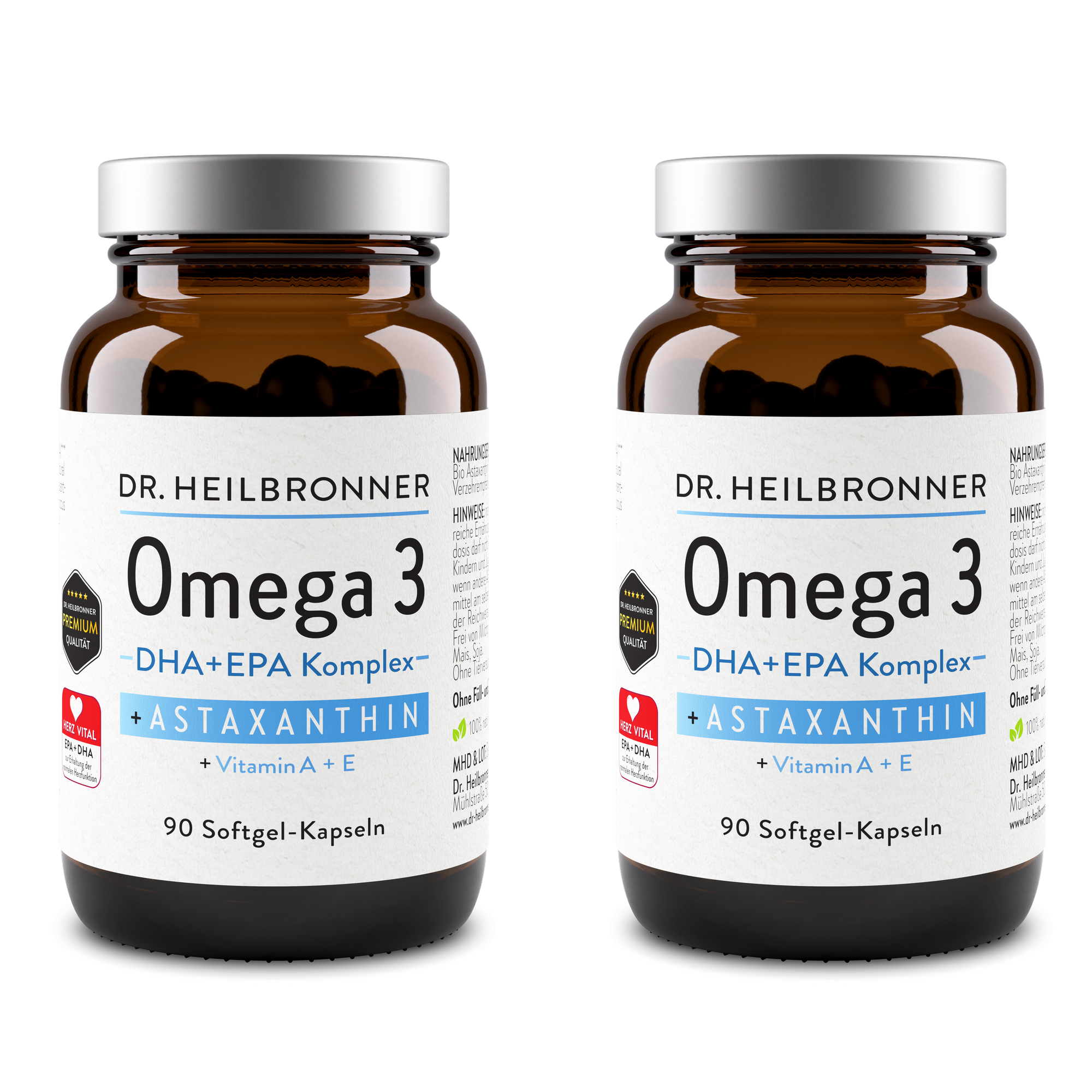 OMEGA 3 + astaxantín + vitamín A + E kapsuly