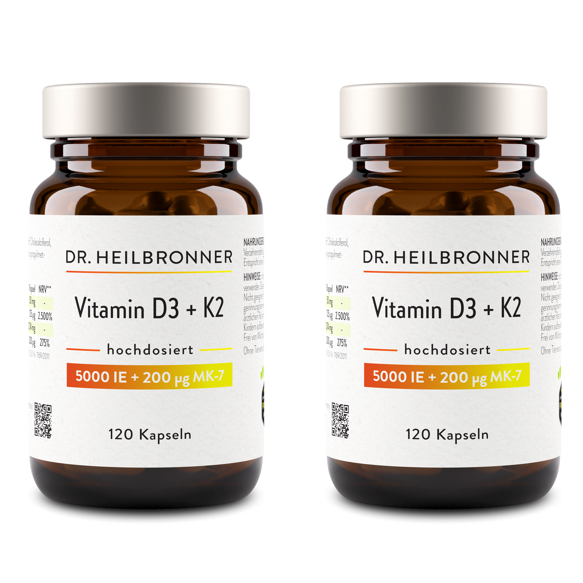 Vitamina D3 5000 + K2 Cápsulas