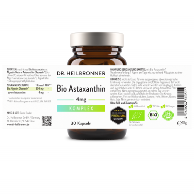 Organic Astaxanthin Komplex 4mg