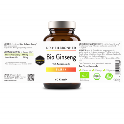 Red  Organic Ginseng Capsules