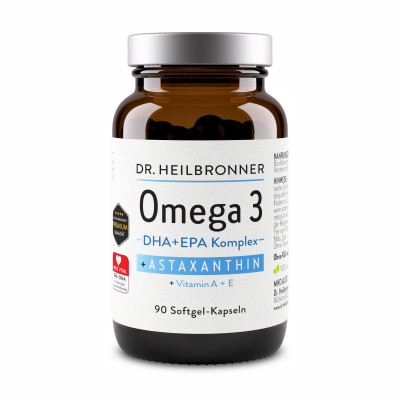 OMEGA 3 + Astaxanthin + Vitamin A + E Kapseln