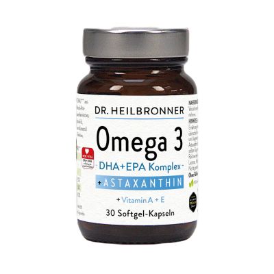 OMEGA 3 + Astaxanthin + Vitamin A + E Kapseln