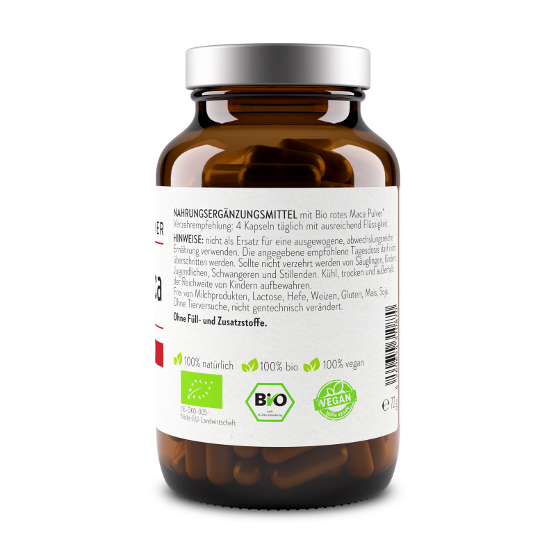 Bio Maca Rot Kapseln