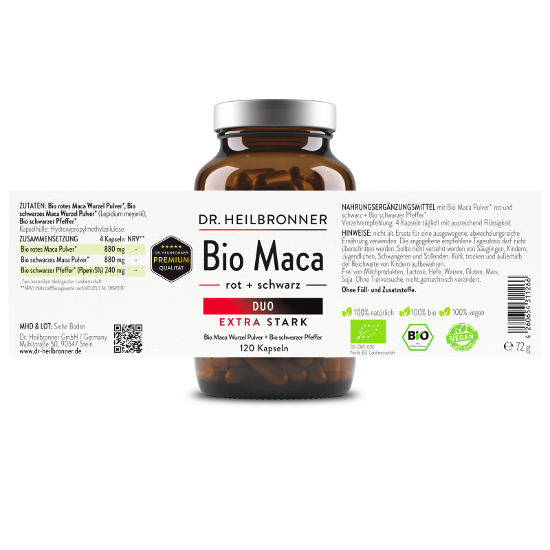 Bio Maca Duo Kapseln