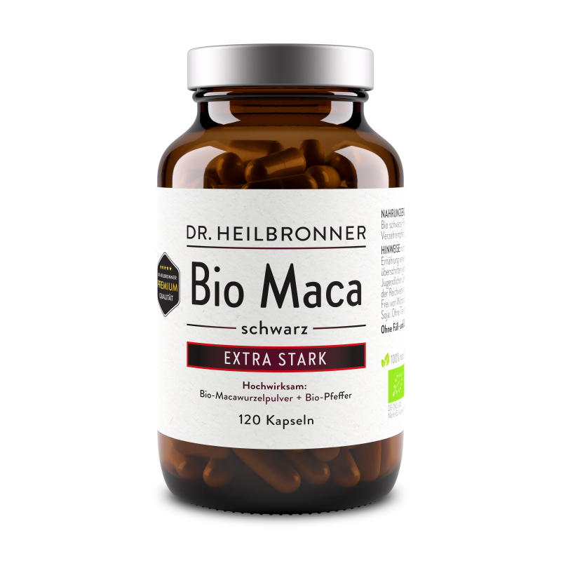 Bio Maca Schwarz Kapseln Extra Stark