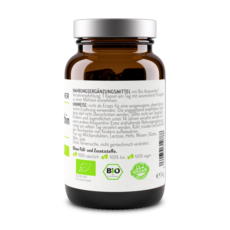 Astaxantină ecologică în doză mare 8 mg