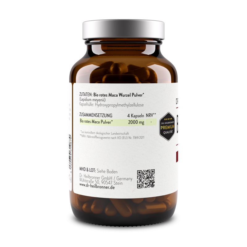 Bio Maca Rot Kapseln