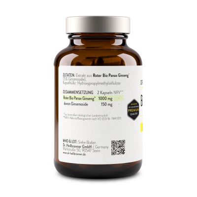 Red  Organic Ginseng Capsules