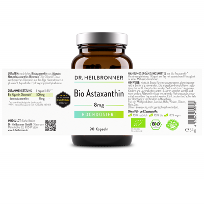 Astaxantină ecologică în doză mare 8 mg