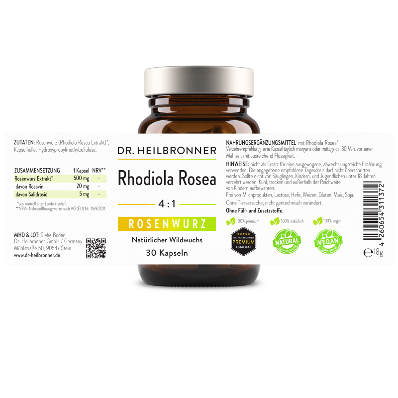 Rhodiola rosea – capsules