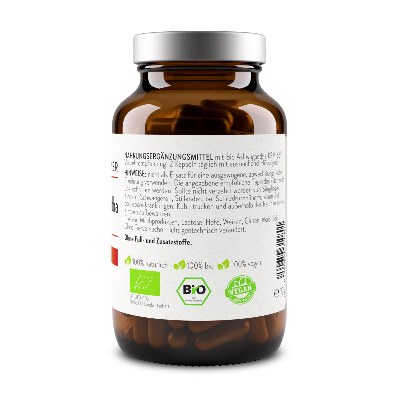 Bio Ashwagandha PUR Kapseln