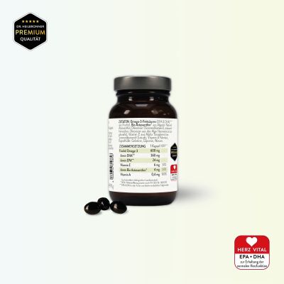 OMEGA 3 + Astaxanthin + Vitamin A + E Kapseln