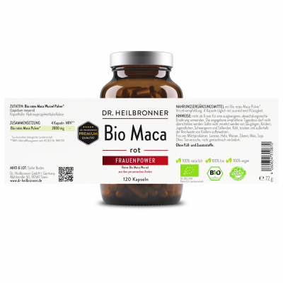 Bio Maca Rot Kapseln