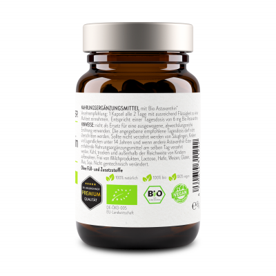 Ekologiczna astaksantyna Extra Strong 12 mg