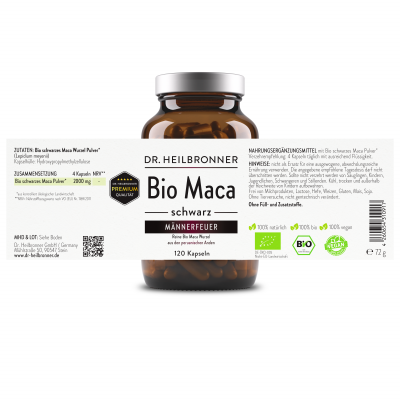 Bio Maca Schwarz Kapseln