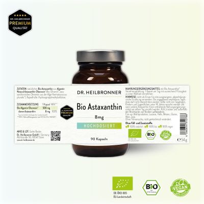 Bio Astaxanthin Hochdosiert 8mg