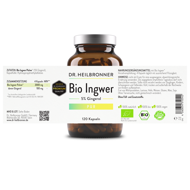 Bio Ingwer Kapseln