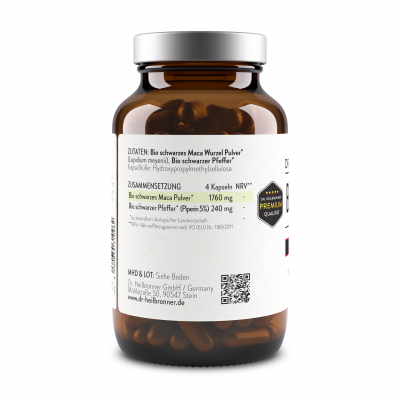Bio Maca Schwarz Kapseln Extra Stark