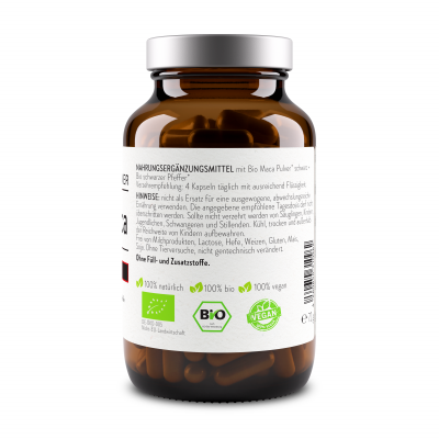 Bio Maca Schwarz Kapseln Extra Stark